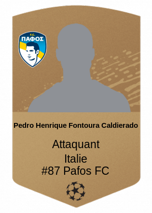 Pedro Henrique Fontoura Caldierado
